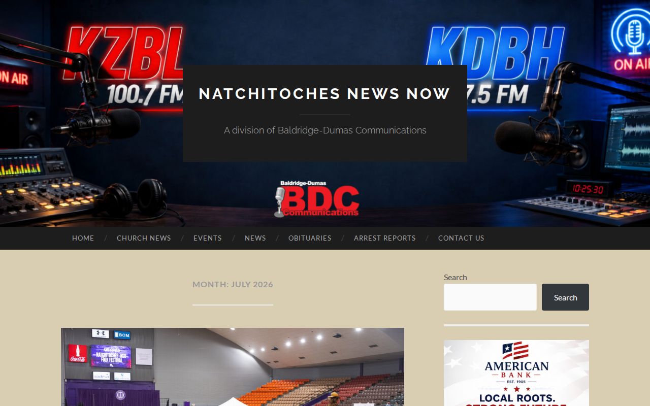 Natchitoches News Now weekly-style NPSO arrest report